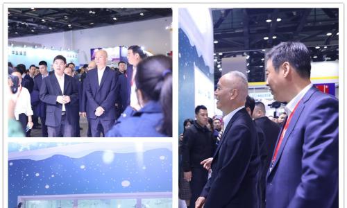 北京市委書記蔡奇等領(lǐng)導(dǎo)蒞臨銘星冰雪2019冬博會展位